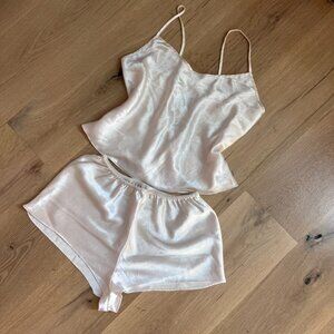 Secret Treasures Satin Pajama Set